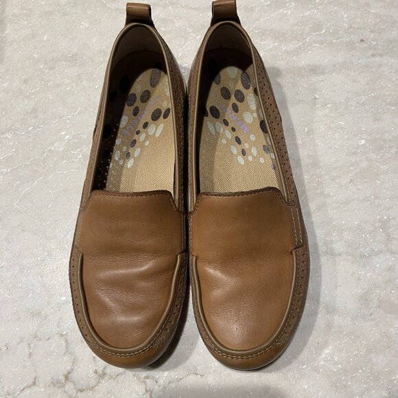 Merrell Sailix Ballet Leather Flats - Tan - Size 8M - Picture 2 of 6